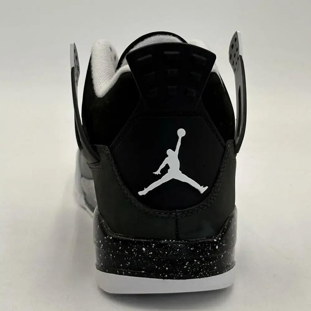 Jordan 4 Retro Fear 2024 Black White FQ8138 002 Mens Size 10.5 Sneakers